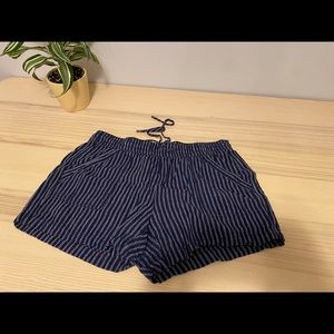 Striped Stretchy Shorts